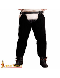 Pernas medievais acolchoadas modelo Chausses, várias cores