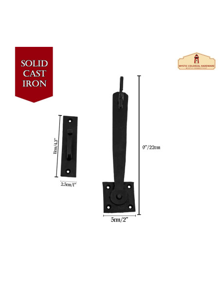 Trinco de porta medieval em ferro...