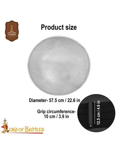 Escudo de aço macio da Renascença...