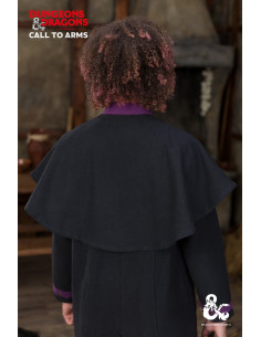 Capa curta Dungeons and Dragons Witch, preto-roxo 2