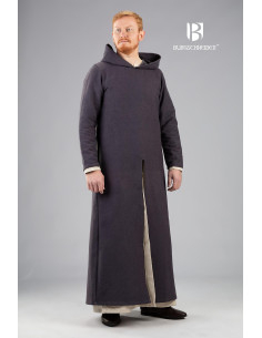 Túnica com capuz Renaud, cinza