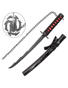 Katana em miniatura Tensa Zangetsu de Kurosaki Ichigo -...