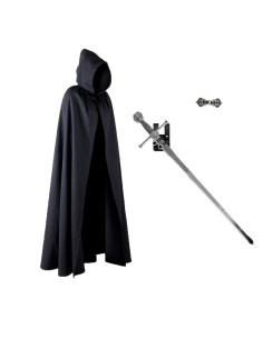 Pacote Monarcas Católicos: Espada, baldric, capa e fecho...