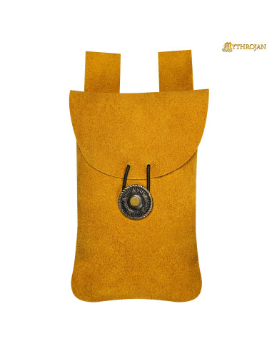 Pochete medieval para recreacionistas, amarela