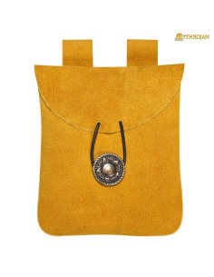 Pochete medieval para recreacionistas, amarela 2