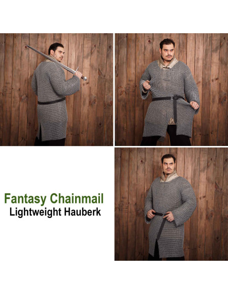 Anéis de alumínio para cota de malha...