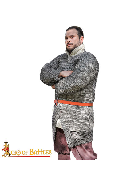 Anéis de cota de malha em aço macio...