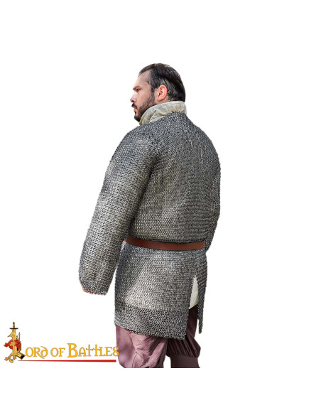 Anéis de cota de malha em aço macio...