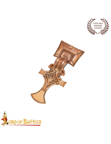 Fíbula romana medieval em bronze...