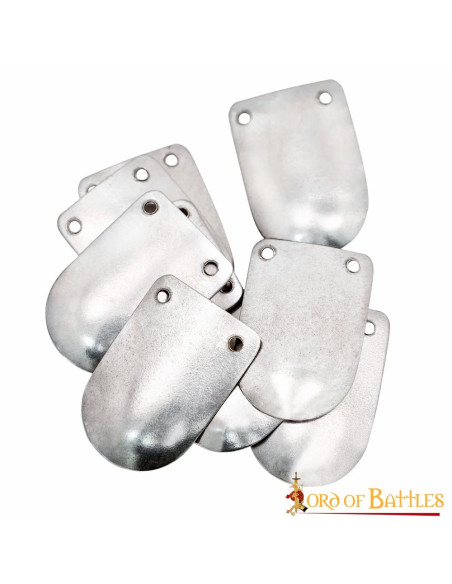 Pack 100 peças metálicas Armadura...