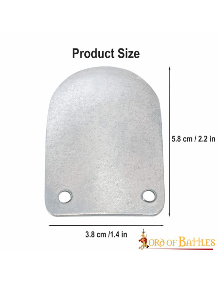 Pack 100 peças metálicas Armadura...