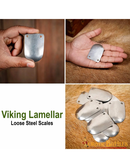 Pack 100 peças metálicas Armadura...