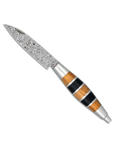 Faca de campo da marca Albainox com lâmina de damasco...