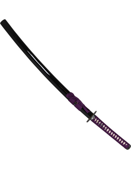 Padrão Katana Samurai Damasco Roxo,...