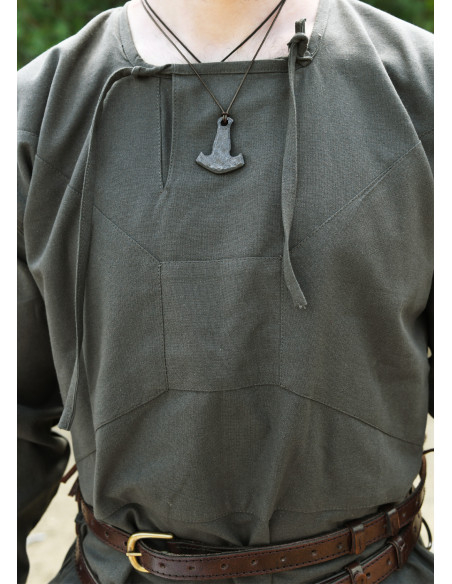 Túnica Viborg Viking em verde oliva