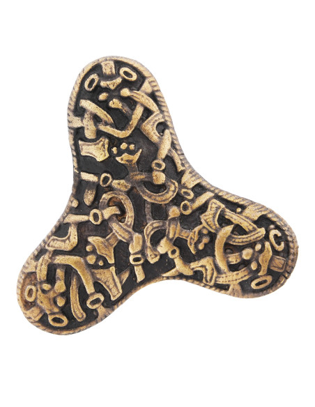 Broche Viking com fíbula de trevo em...