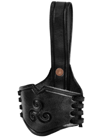 Baldric triskelion preto para...