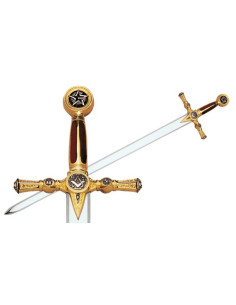 Espada dos Maçons em Ouro