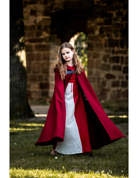 Capa medieval infantil longa modelo...