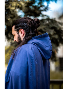 longa capa medieval azul 2