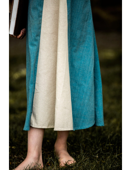 Vestido medieval menina Elsa em...