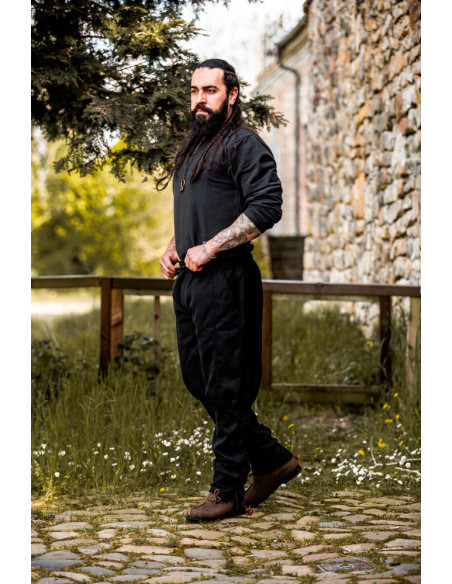 Calças Viking Jorgen em lã preta