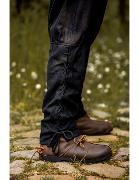 Calças Viking Jorgen em lã preta