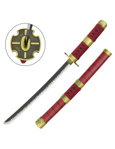 Katana miniatura Roronoa zoro Sandai Kitetsu (43 cm.)