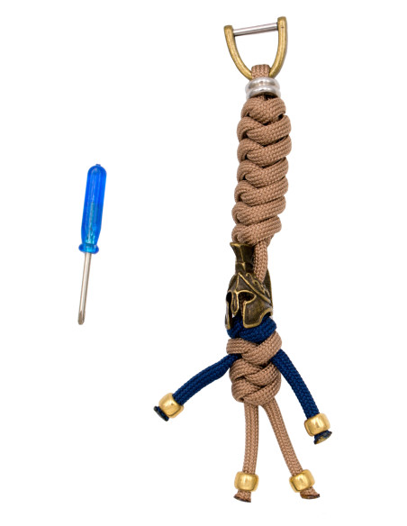 Chaveiro modelo Spartan Paracord,...