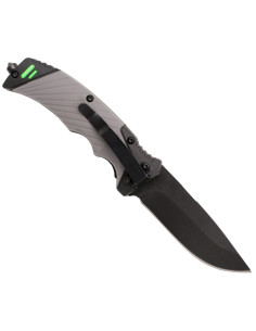 Terceira faca tática com pederneira e quebra-vidros (18,5... 2