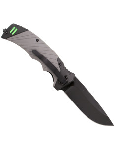 Terceira faca tática com pederneira e quebra-vidros (22 cm.) 2