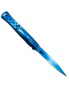 Faca de terceira marca, modelo azul brilhante (22,8 cm.) 2