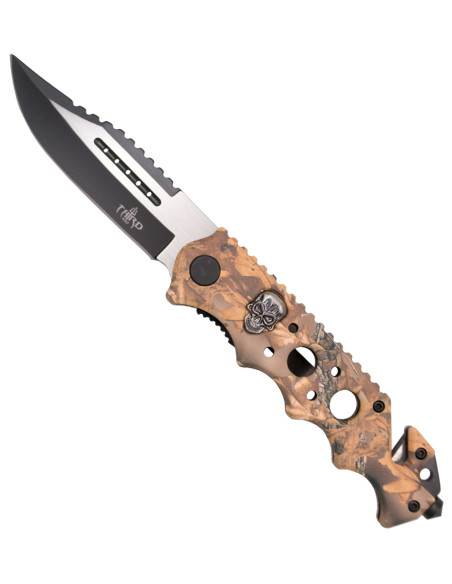 Terceira faca tática com desenho de...