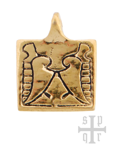 Encaixe de cinto Viking de latão para...