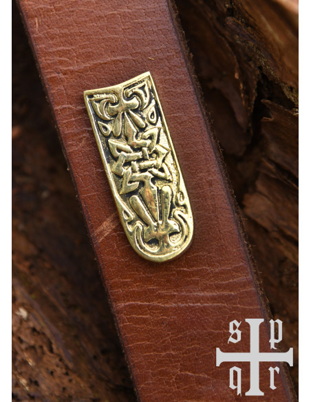 Ponta de cinto Viking de latão para...