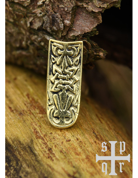 Ponta de cinto Viking de latão para...