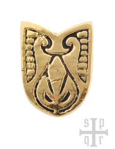 Encaixe de cinto Viking em latão ideal para decoração