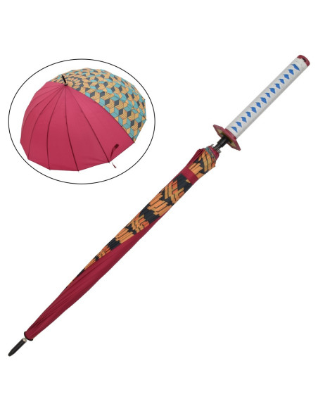 Guarda-chuva com cabo de katana de...