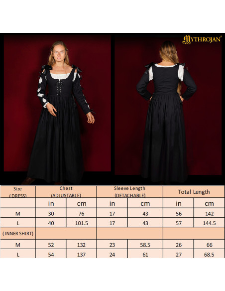 Vestido renascentista medieval...