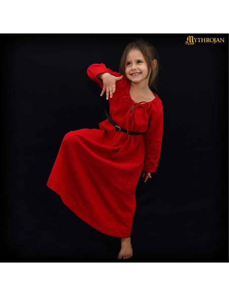 Vestido medieval para menina modelo...