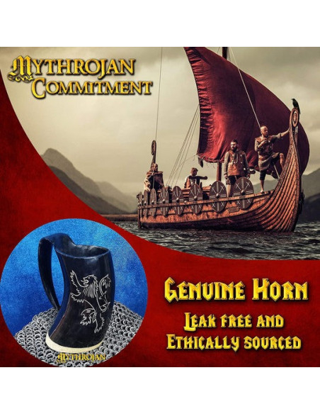 Jarro medieval Viking Rampant Lion...