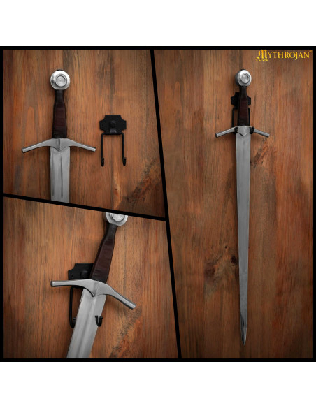 Suporte de parede medieval em ferro...