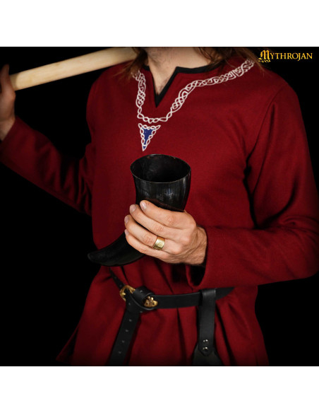 Chifre para beber Viking com saco...