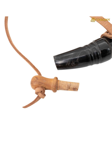 Saco medieval de pólvora de chifre...