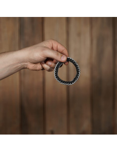 Pulseira elástica de cota de malha medieval (10 mm.) 2