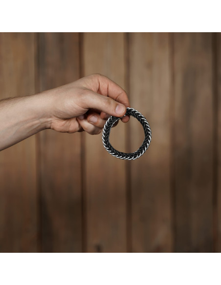 Pulseira elástica de cota de malha...