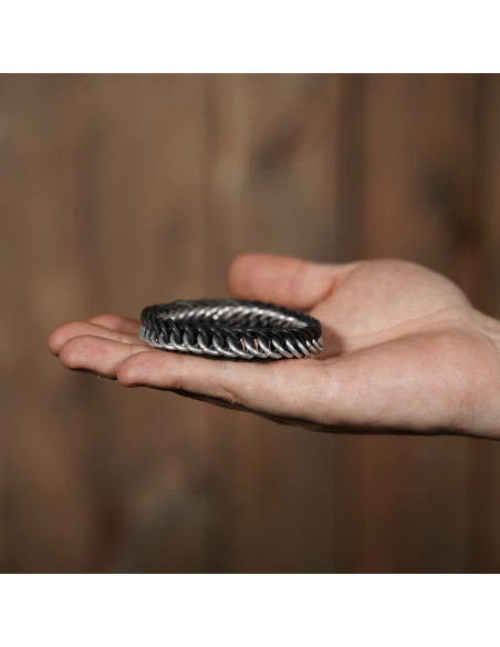 Pulseira elástica de cota de malha...