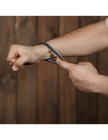 Pulseira elástica de cota de malha...