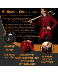 Jarro medieval Chifre triplo de Odin (800 ml.) 2