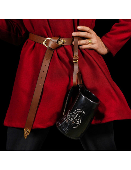 Jarro medieval Chifre triplo de Odin...